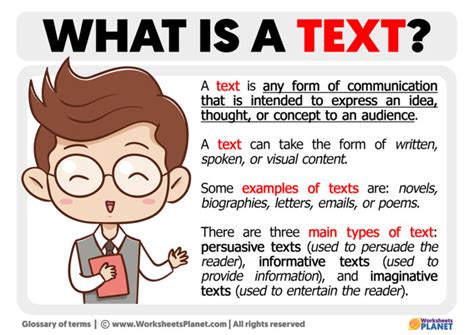 meaning of text